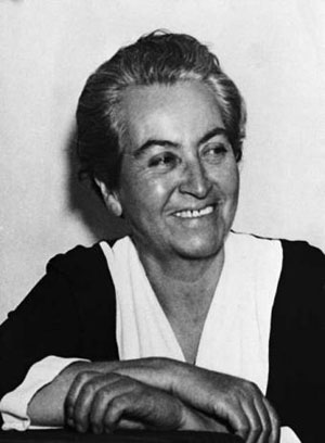 Gabriela Mistral.