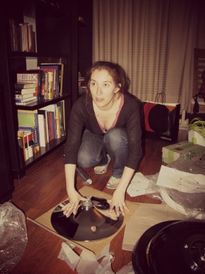 Armando nuestro nuevo hogar el año pasado.