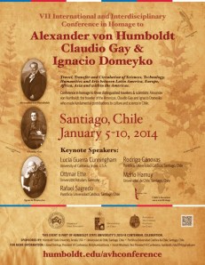 El afiche del Congreso von Humboldt 2014.